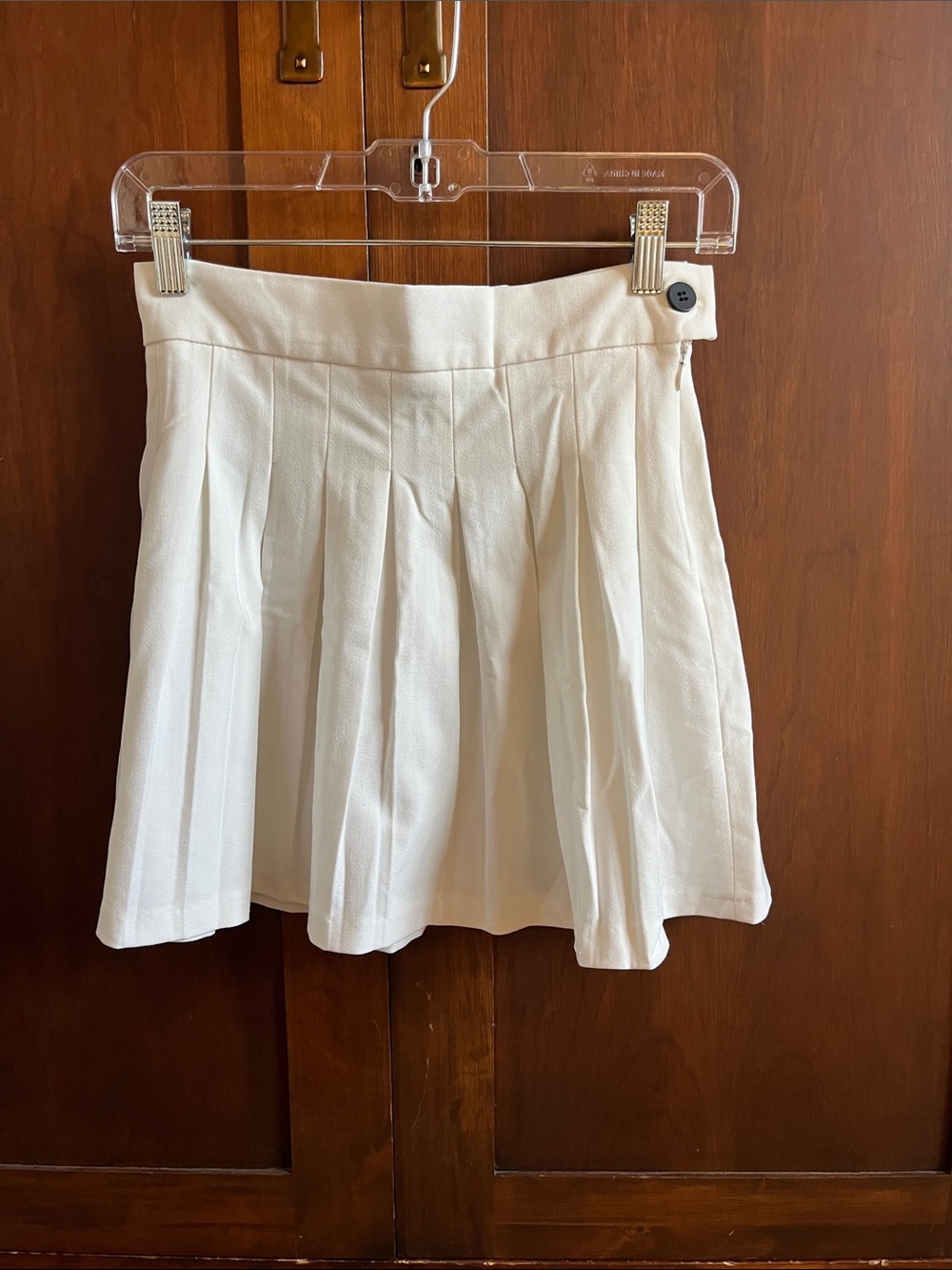 White Pleated Women’s Skirt